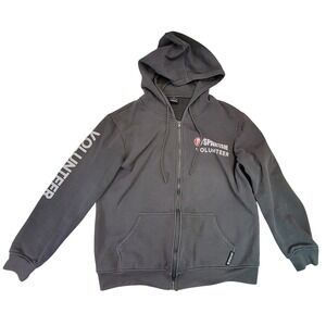 Spartan Volunteer Zip‎ Up Hoodie Gray Men's Size M